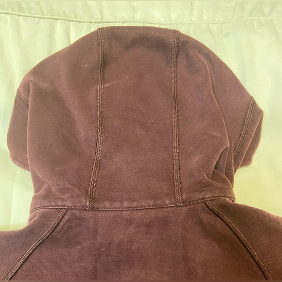 Lululemon Athletica Burgundy Scuba Full-Zip Hoodie - Picture 6 of 9